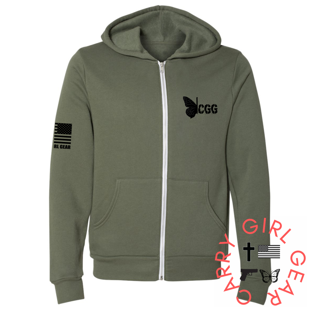 Full Armor Zippered Hoodie