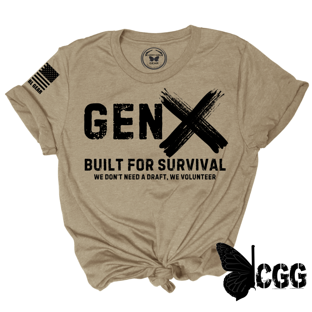 Gen X Tee Xs / Latte Unisex Cut Cgg Perfect Tee