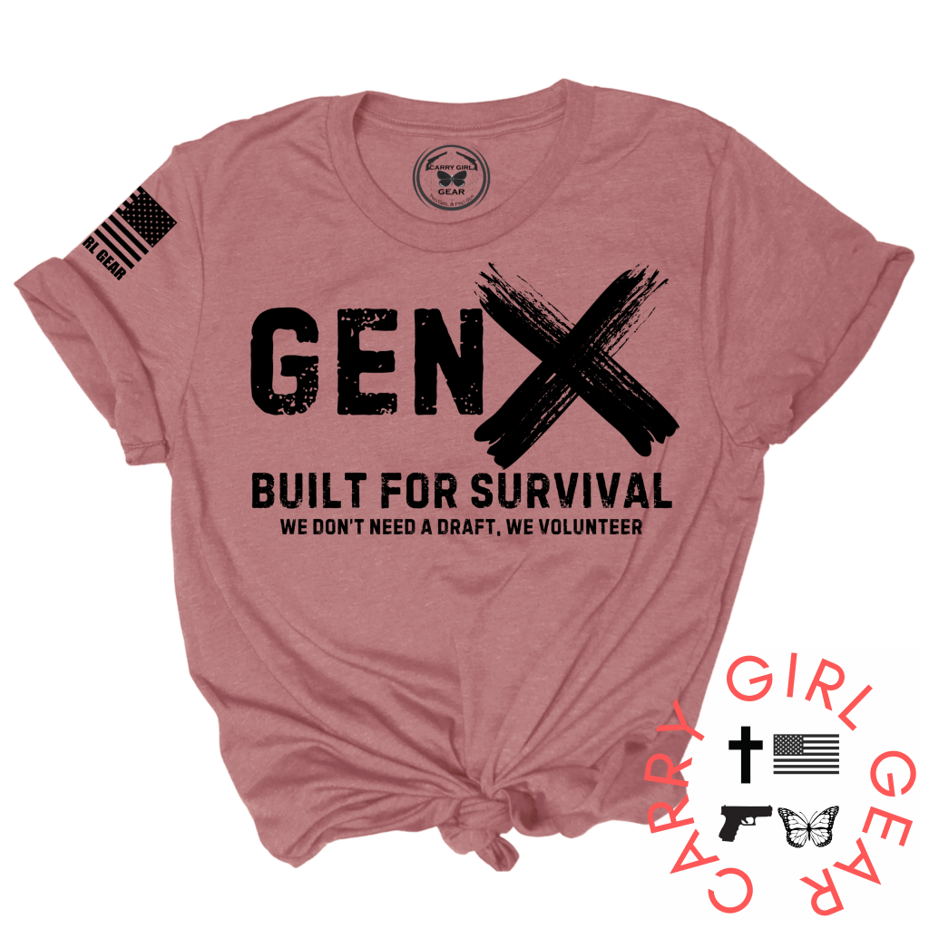Gen X Tee Xs / Mauve Unisex Cut Cgg Perfect Tee