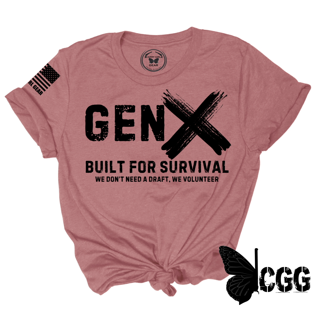 Gen X Tee Xs / Mauve Unisex Cut Cgg Perfect Tee