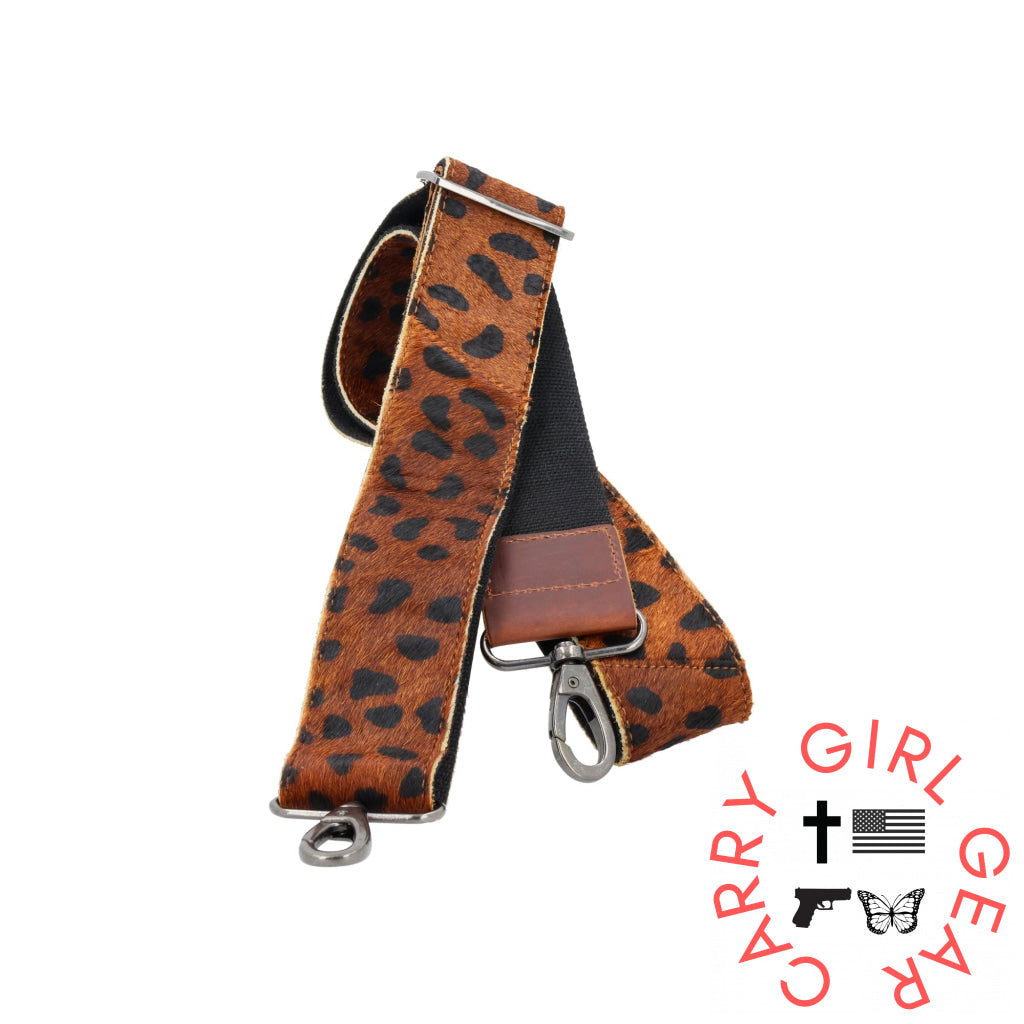 Genuine Cowhide Hair-On Crossbody Strap By Lady Conceal