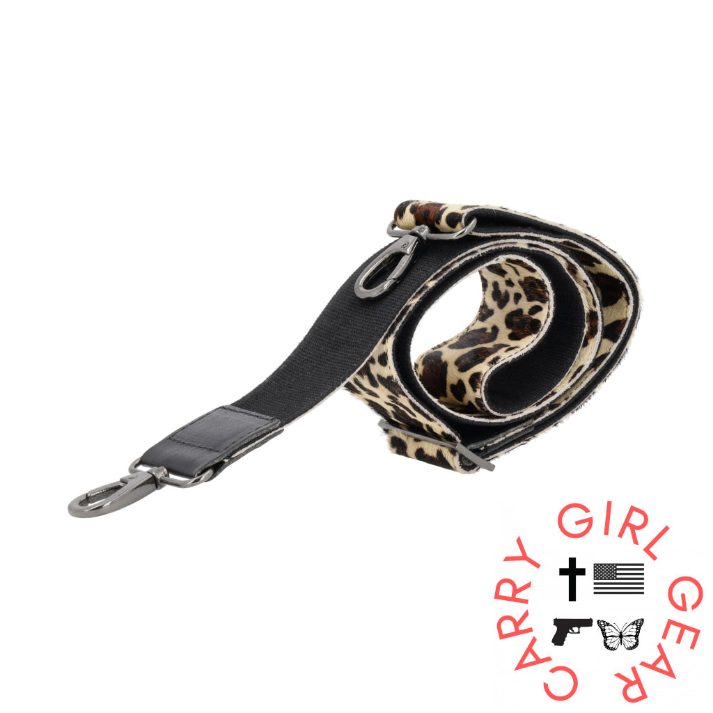 Genuine Cowhide Hair-On Crossbody Strap By Lady Conceal