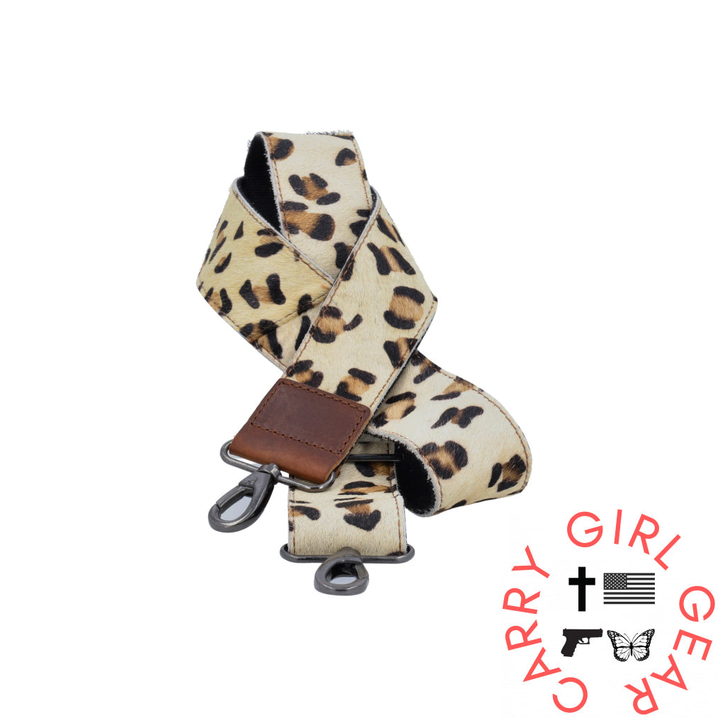 Genuine Cowhide Hair-On Crossbody Strap By Lady Conceal