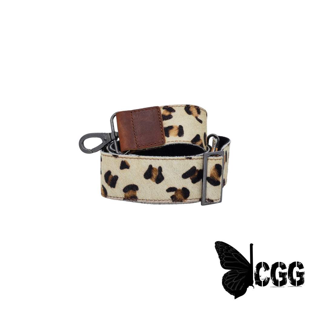 Genuine Cowhide Hair-On Crossbody Strap By Lady Conceal India Leopard