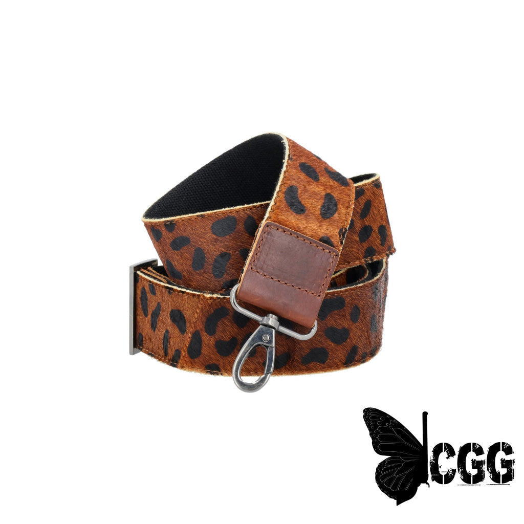 Genuine Cowhide Hair-On Crossbody Strap By Lady Conceal Thai Leopard