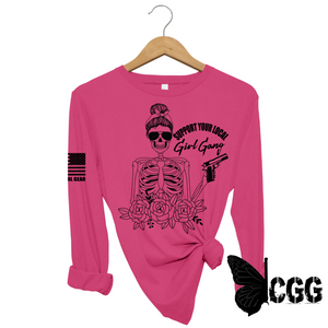 Girl Gang Long Sleeve Berry / Xs