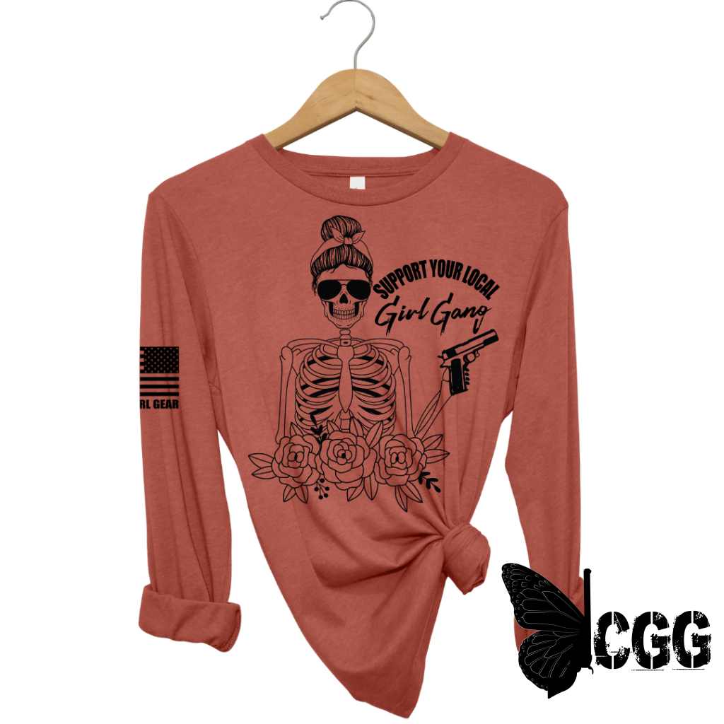 Girl Gang Long Sleeve Steel / Xs