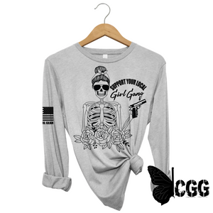 Girl Gang Long Sleeve Steel / Xs