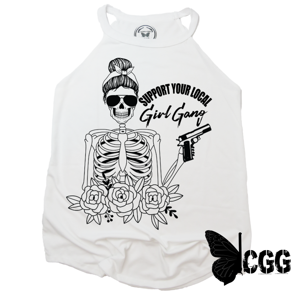 Girl Gang Badass Tank Xs / White Cgg Badass Tank