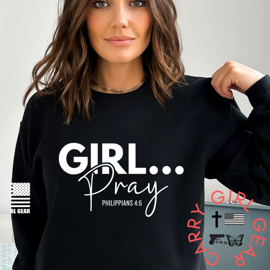 Girl...pray Hoodie & Sweatshirt / Mauve Xs