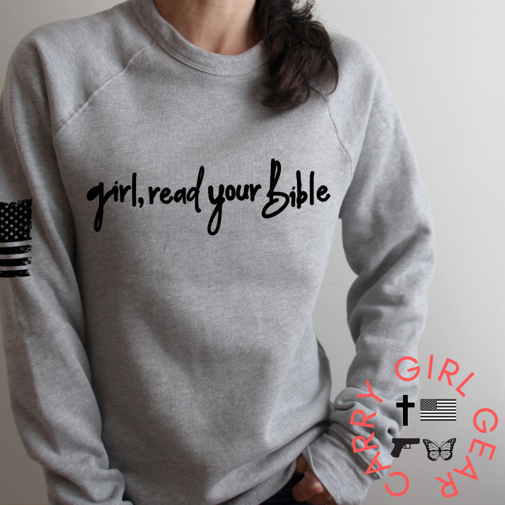 Girl Read Your Bible Hoodie & Sweatshirt / Mauve Xs