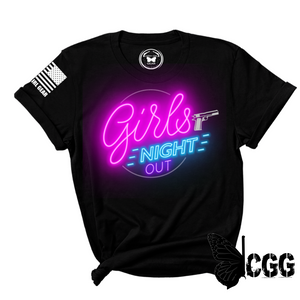 Girls Night Out Tee Xs / Black Unisex Cut Cgg Perfect Tee