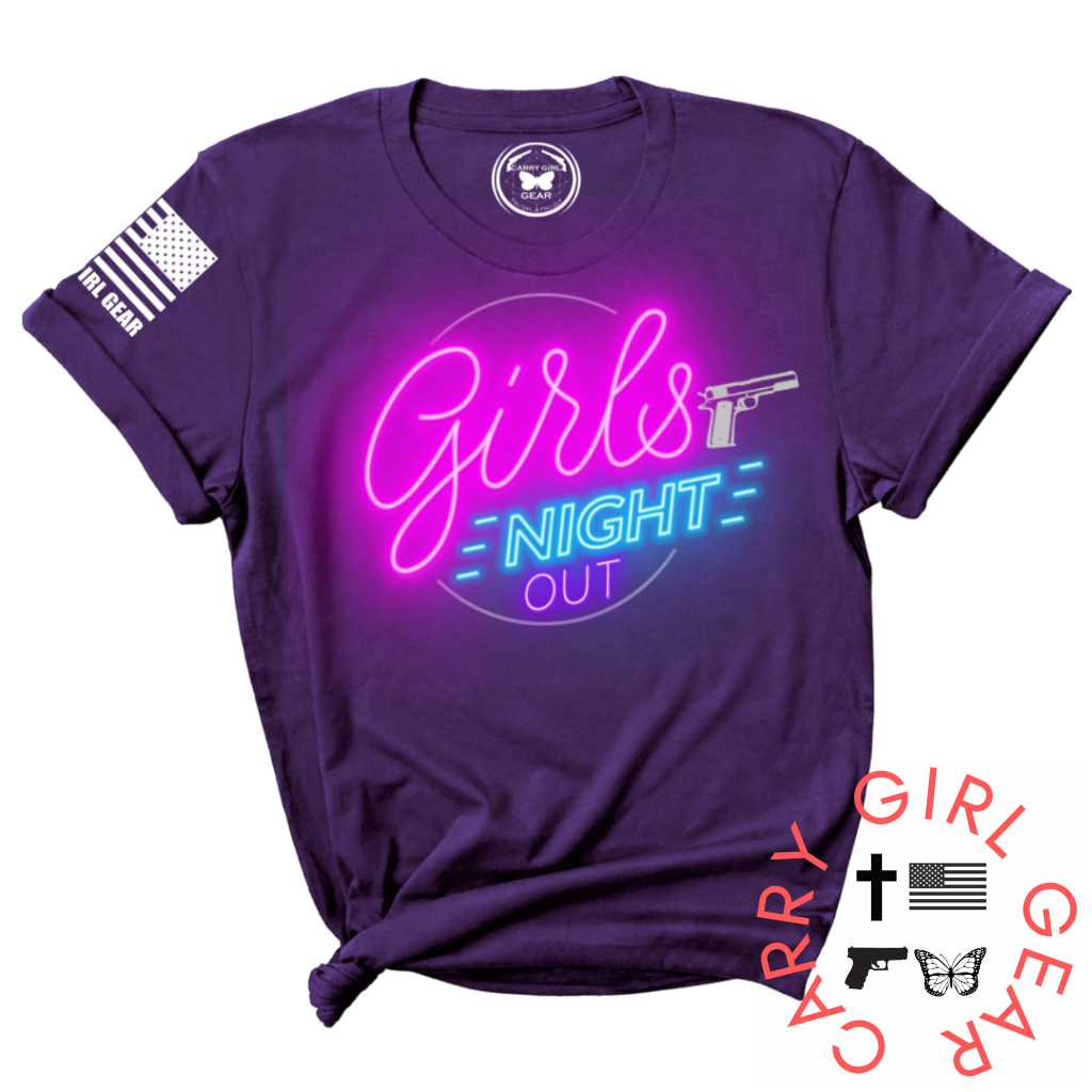 Girls Night Out Tee Xs / Purple Unisex Cut Cgg Perfect Tee