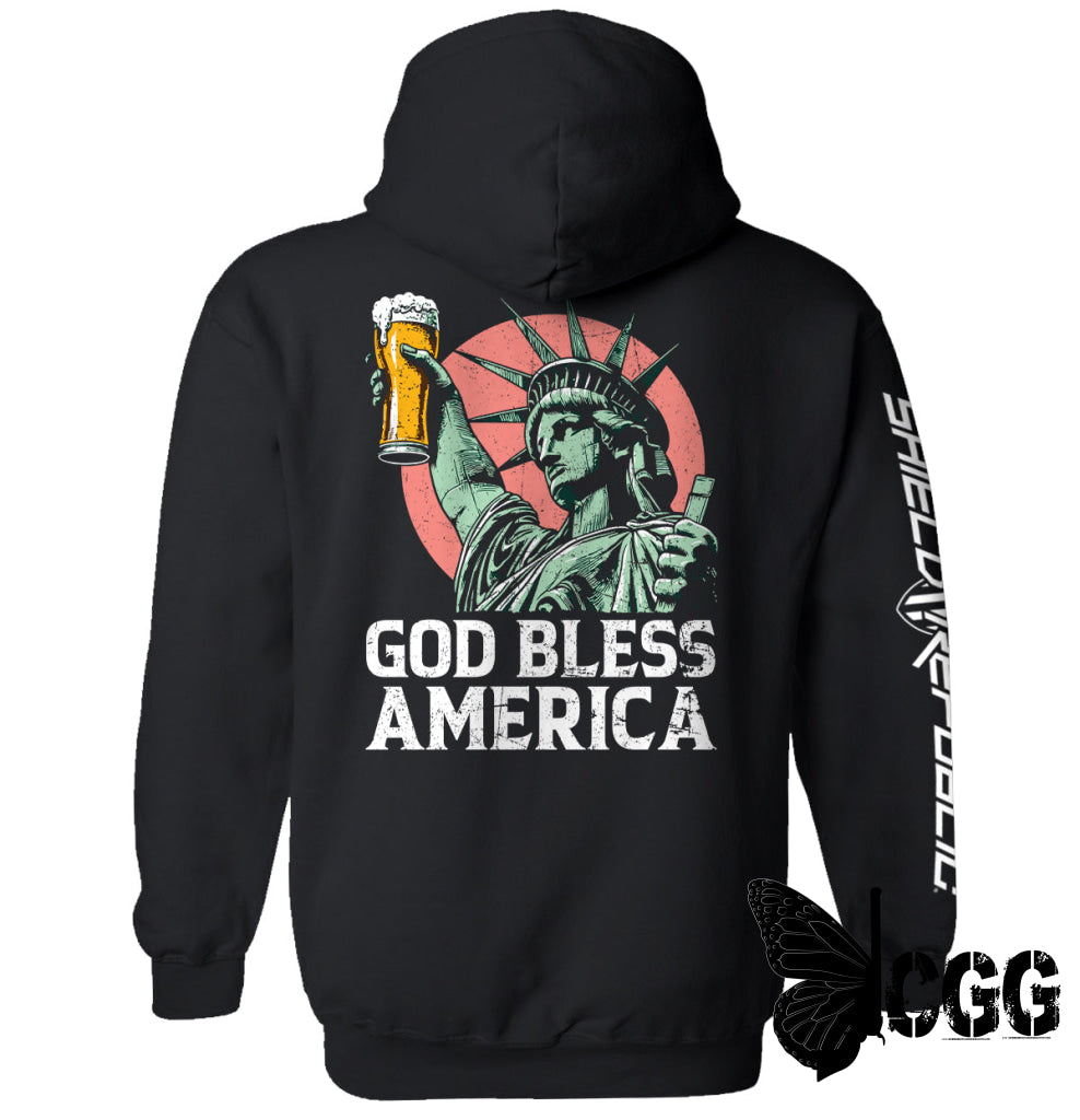 God Bless America Black / S Hoodie Nc - Apparel