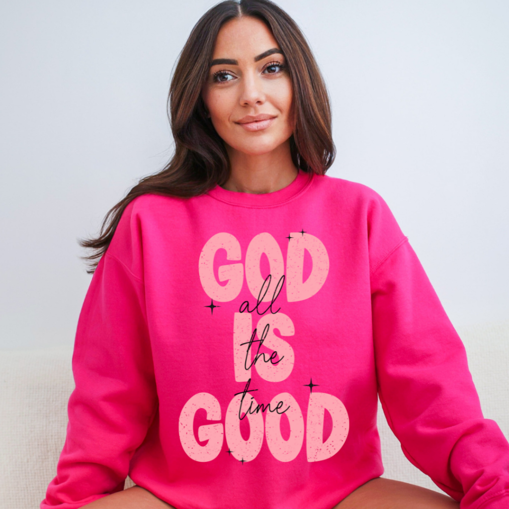GOD IS GOOD SWEATSHIRT SM / BERRY Sweatshirt