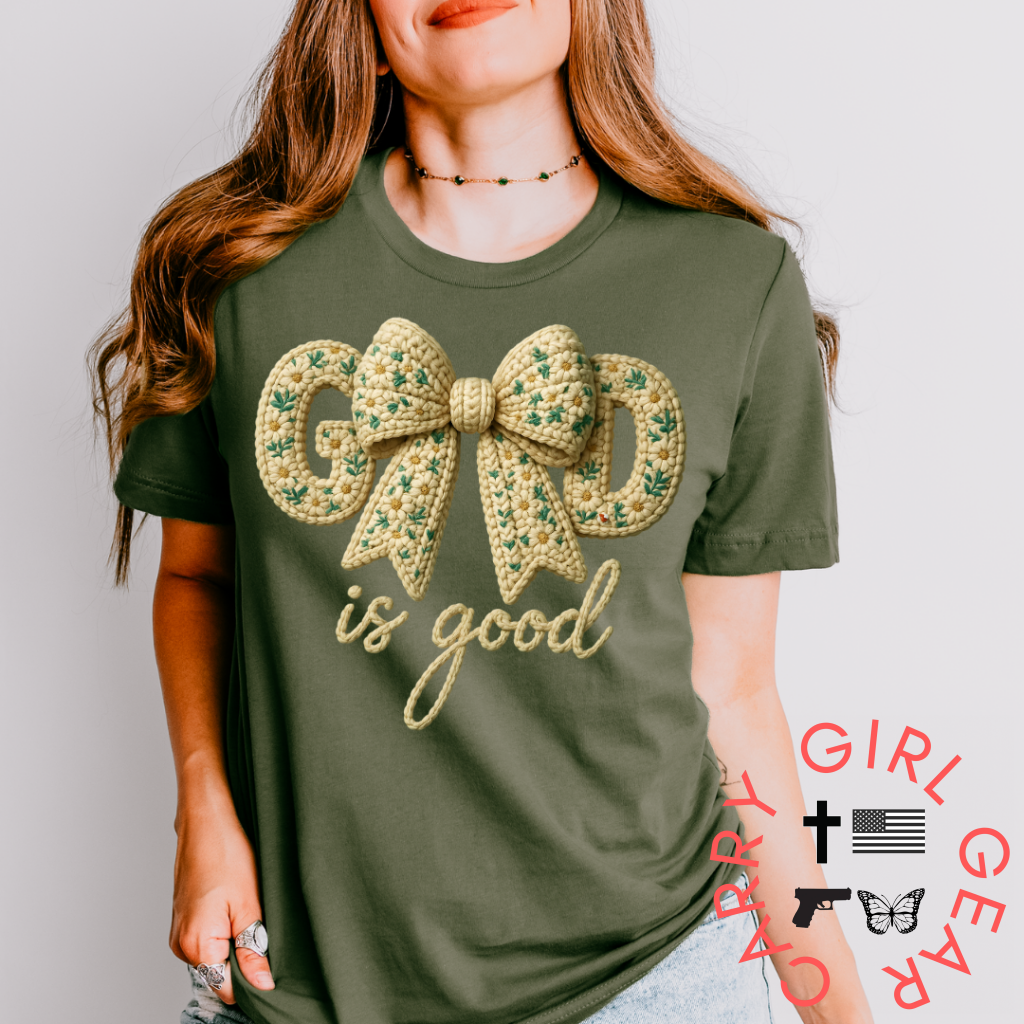 GOD IS GOOD TEE SM / OLIVE / UNISEX CUT CGG PERFECT TEE