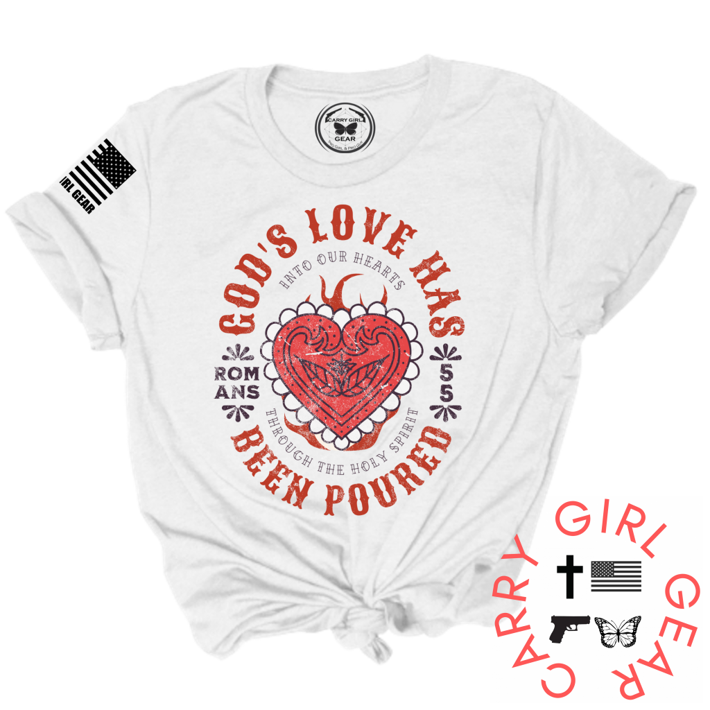 Gods Love Tee Xs / White Unisex Cut Cgg Perfect