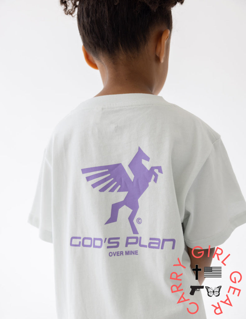 God’s Plan Racing Kids Tee Kids T-Shirt