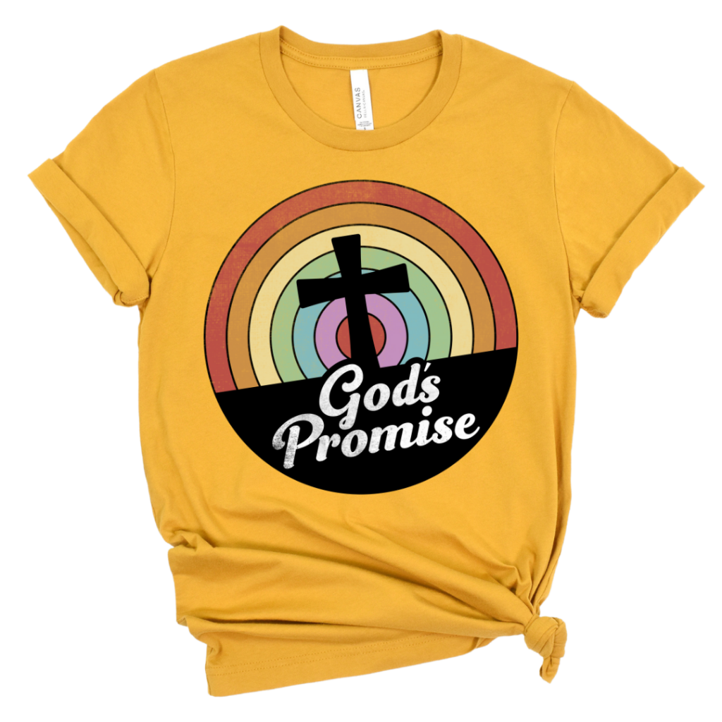 GOD’S PROMISE TEE MUSTARD / XS T-Shirts