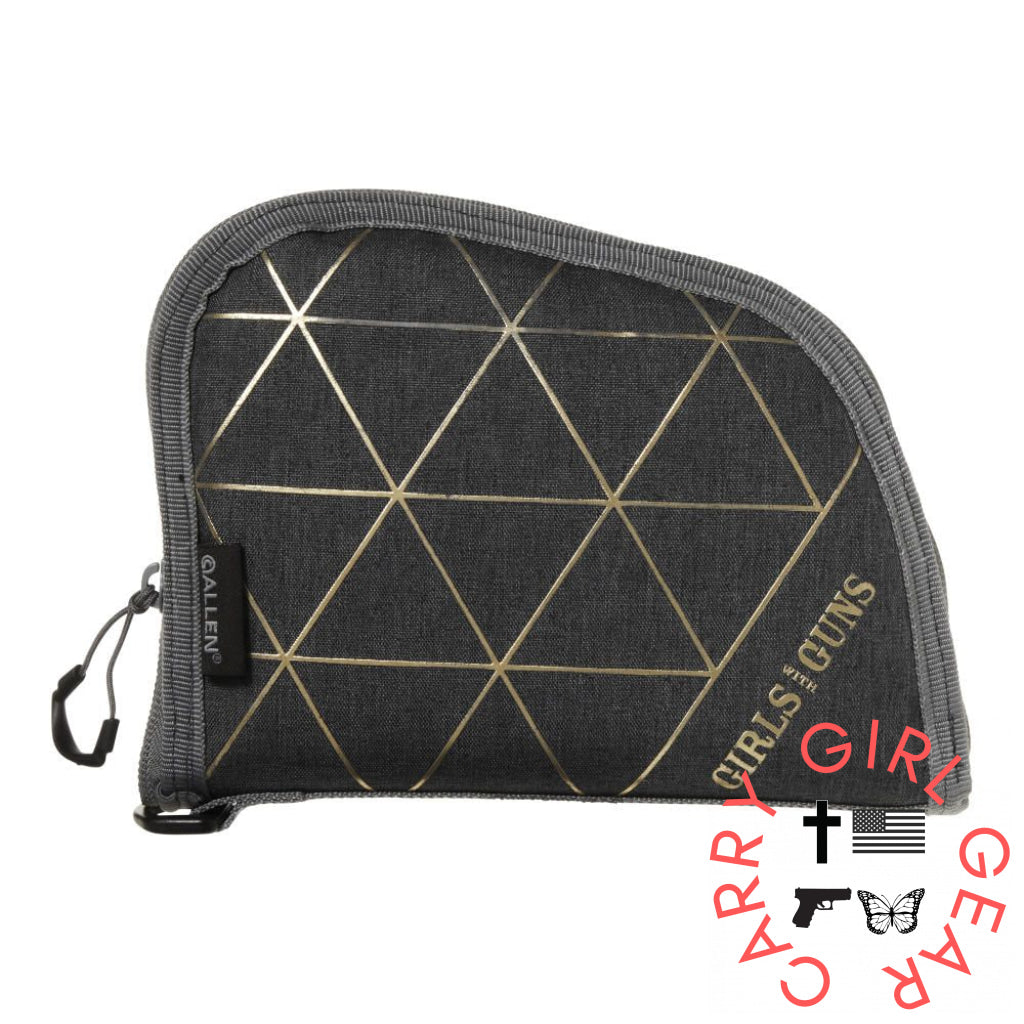 Gold Foil Handgun Case Pistol