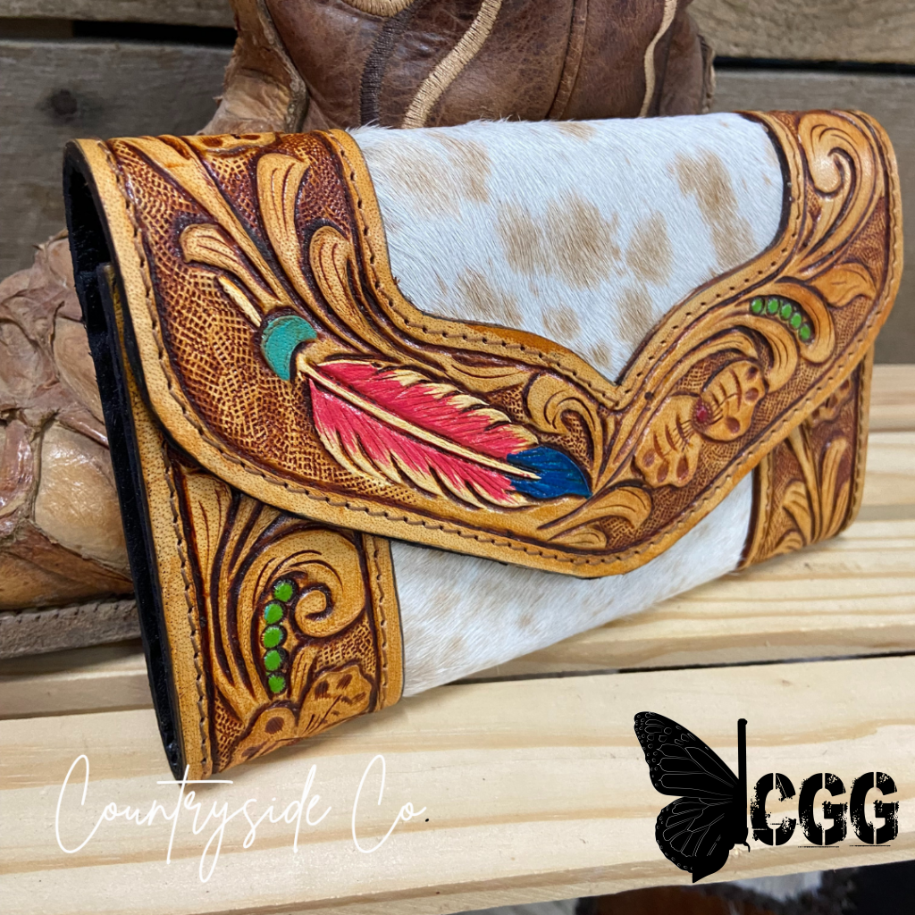 Golden Harvest Cowhide Wallet