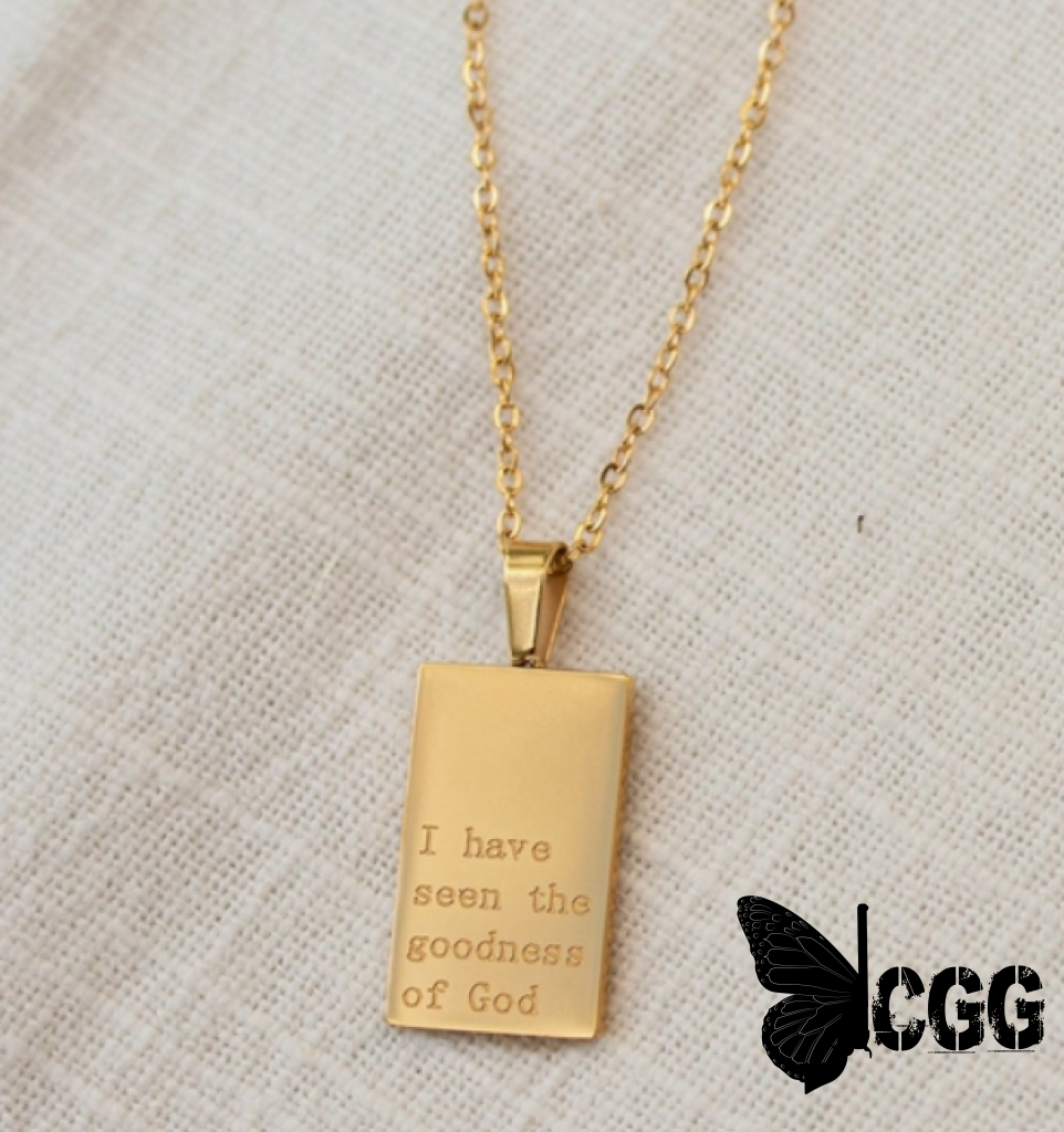 Goodness Of God Necklace 18K