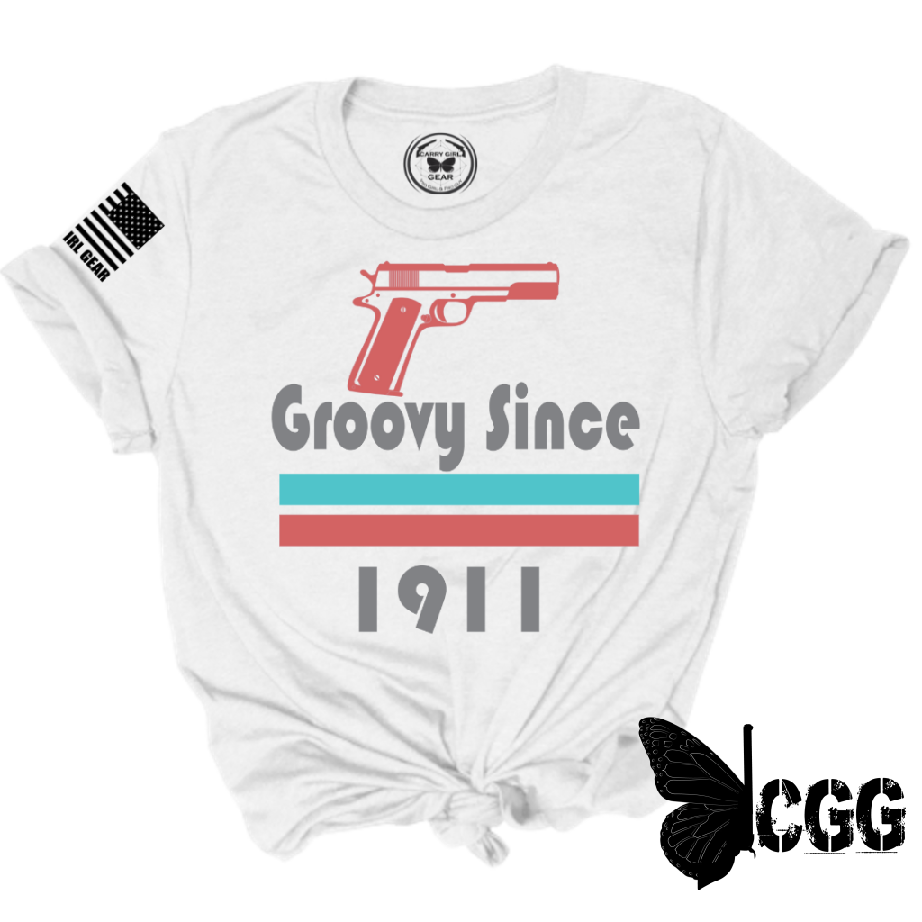 Groovy Tee Xs / White Unisex Cut Cgg Perfect Tee