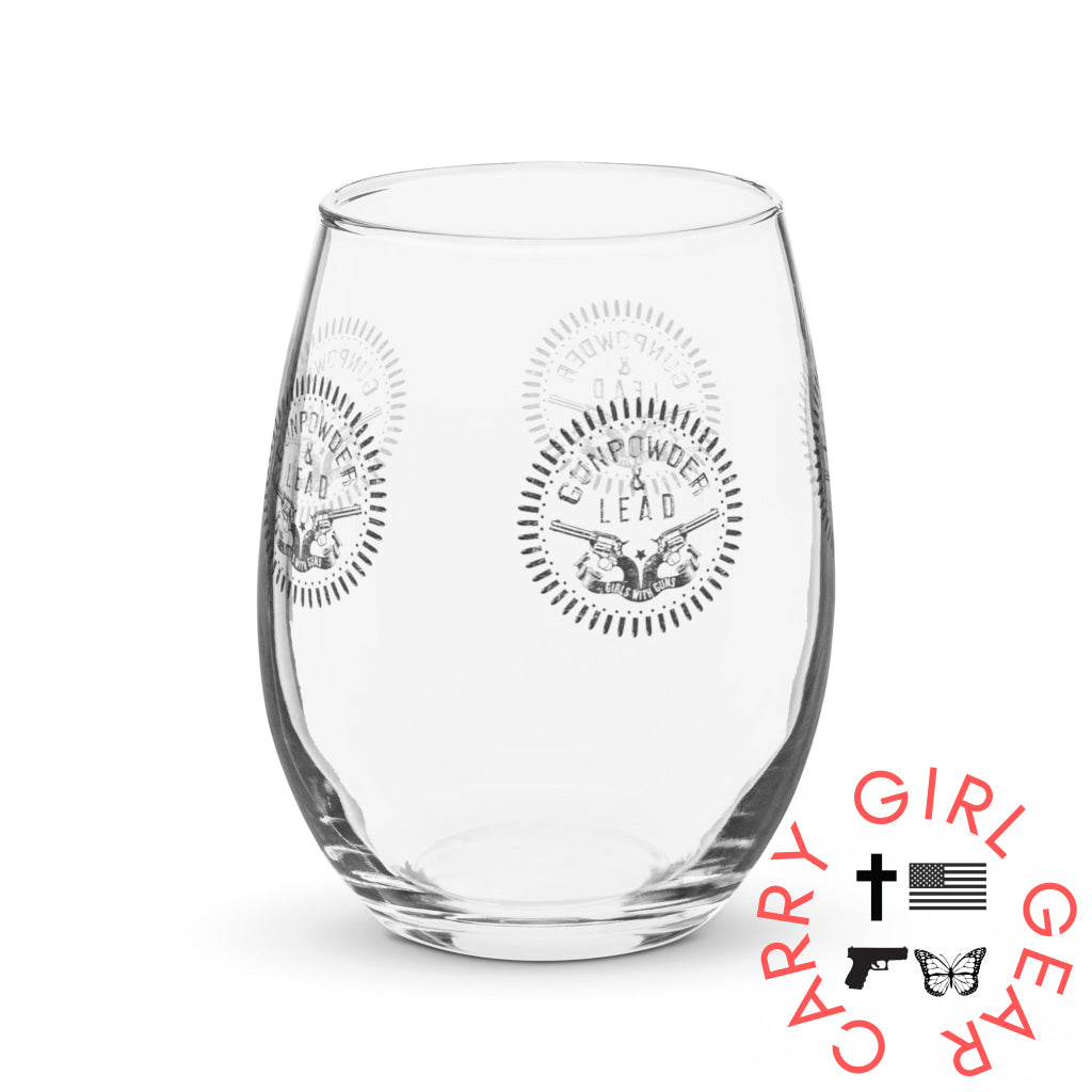 Gunpowder and Lead Tumbler Glass Drinkware