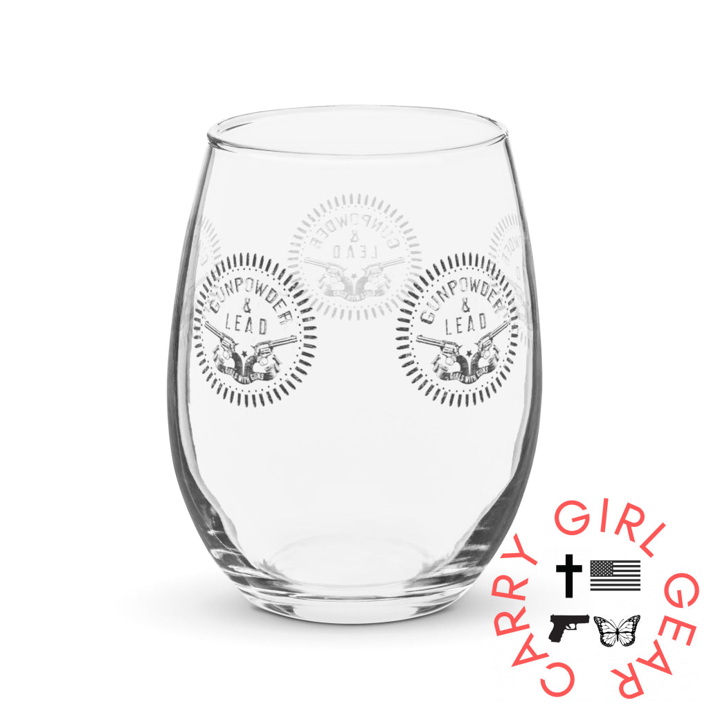 Gunpowder and Lead Tumbler Glass Drinkware