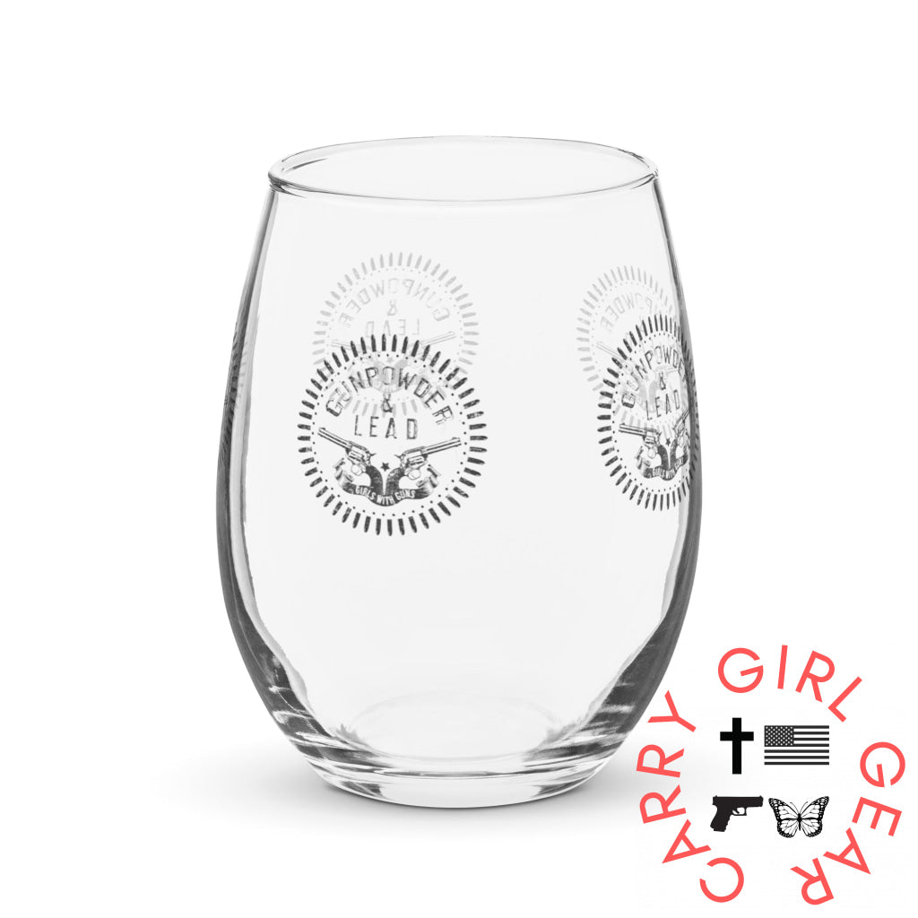 Gunpowder and Lead Tumbler Glass Drinkware