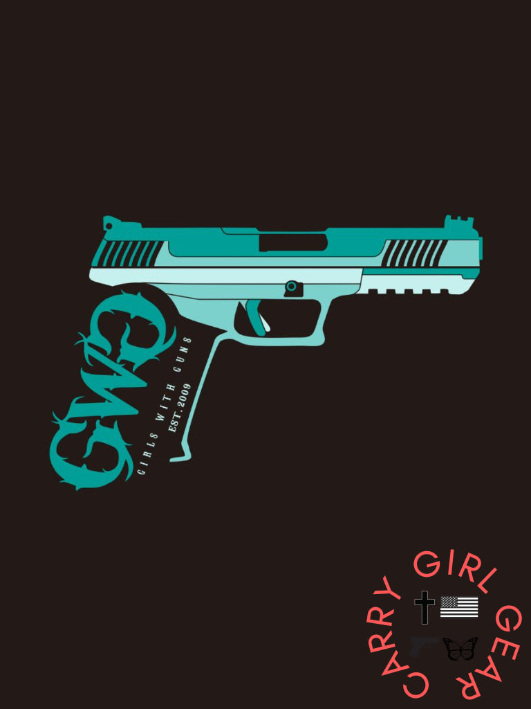 GWG Tactical Sticker Teal Stickers