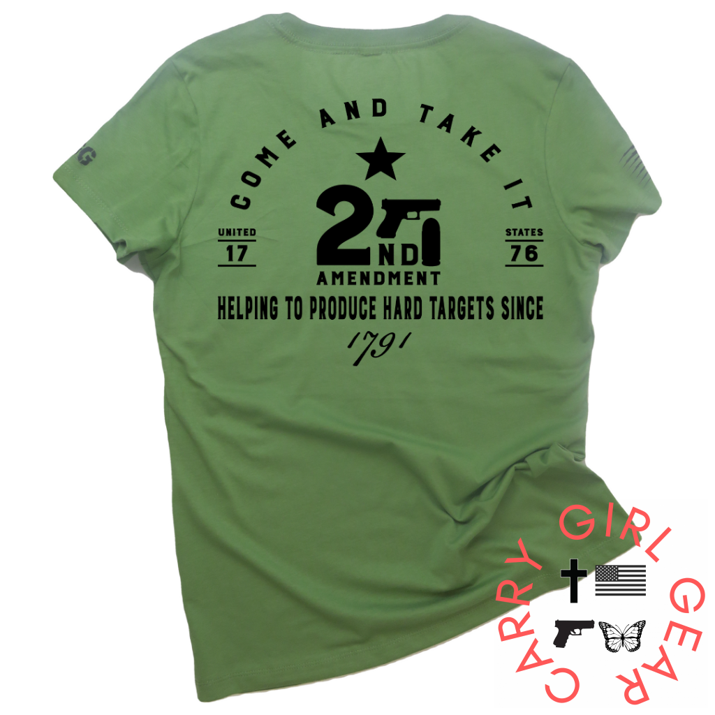 Hard Target**Sept 2022 Club Tee Xs / Olive Womens Cut