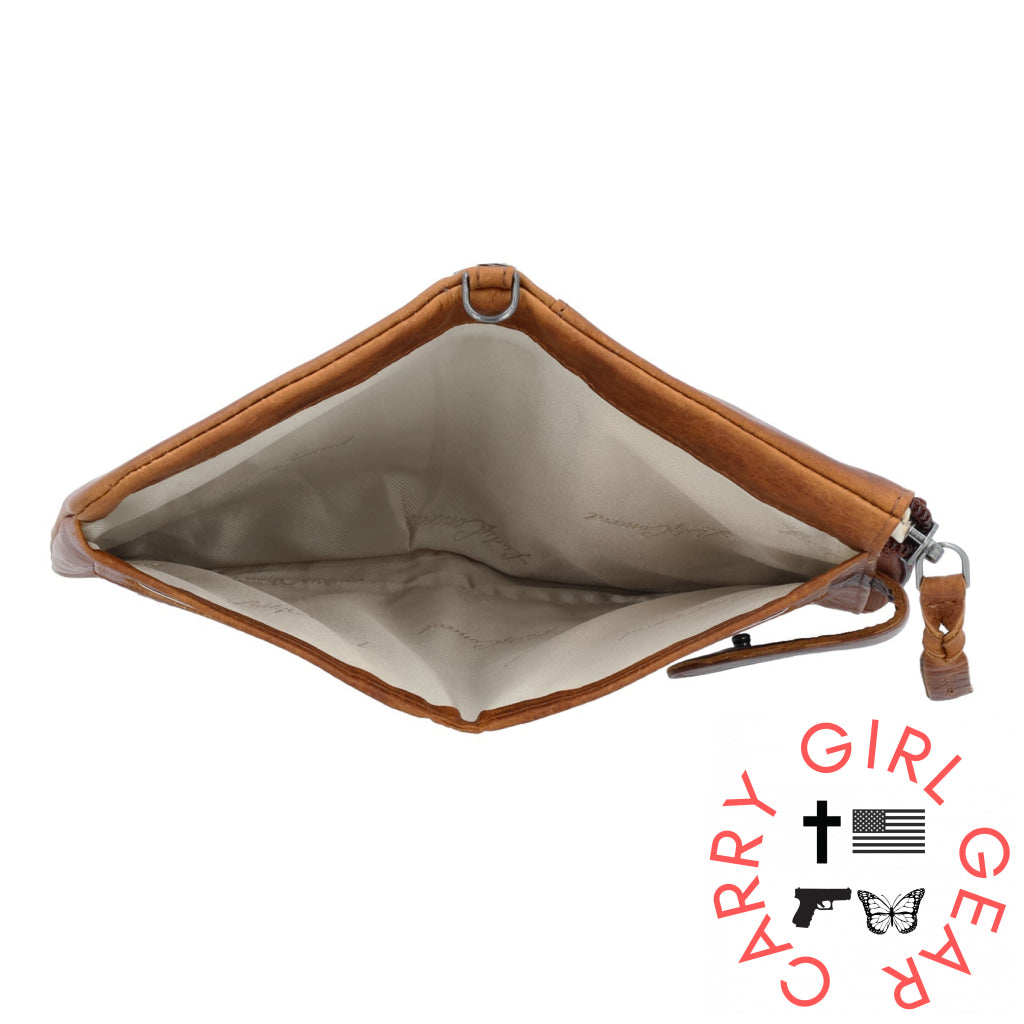 Harper Rfid Distressed Leather Wallet By Lady Conceal Wallets