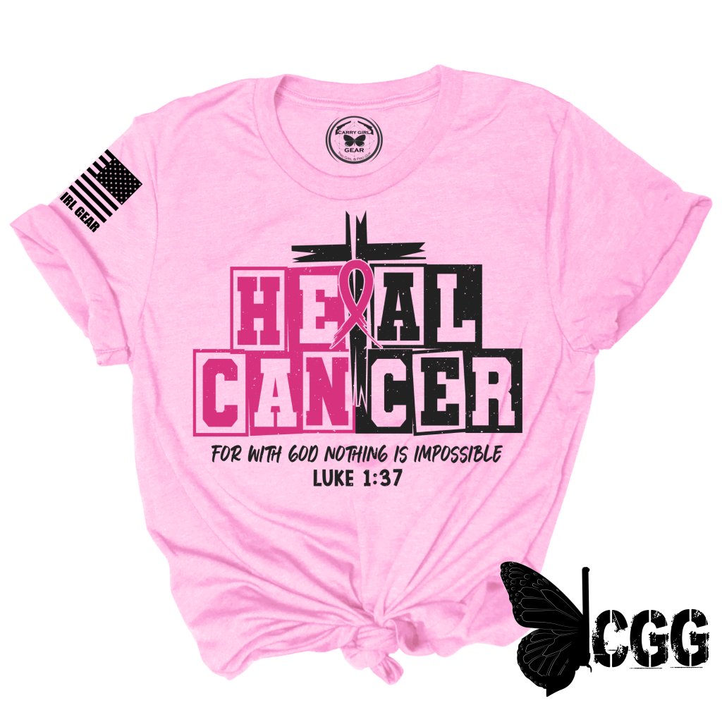 Heal Cancer Tee Xs / White Unisex Cut Cgg Perfect