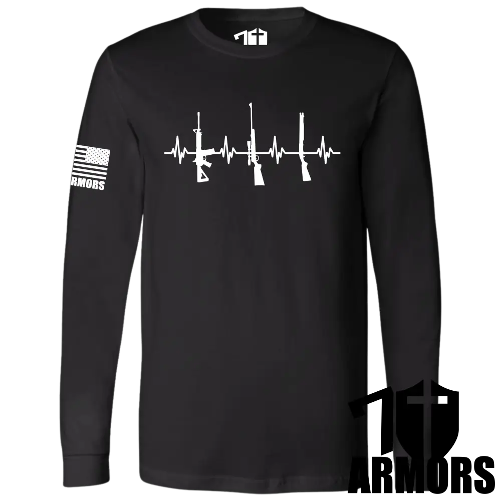 Heartbeat Of Liberty Long Sleeve Sm / Od Green