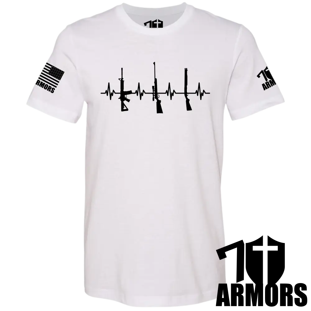 Heartbeat Of Liberty T-Shirt Sm / White T-Shirts