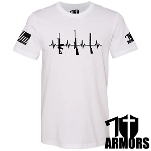 Heartbeat Of Liberty T-Shirt Sm / White T-Shirts