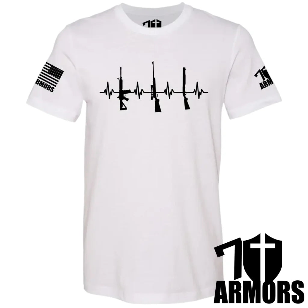 Heartbeat Of Liberty T-Shirt Sm / White T-Shirts