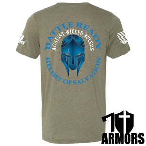 Helmet Of Salvation T-Shirt Sm / Od Green T-Shirts