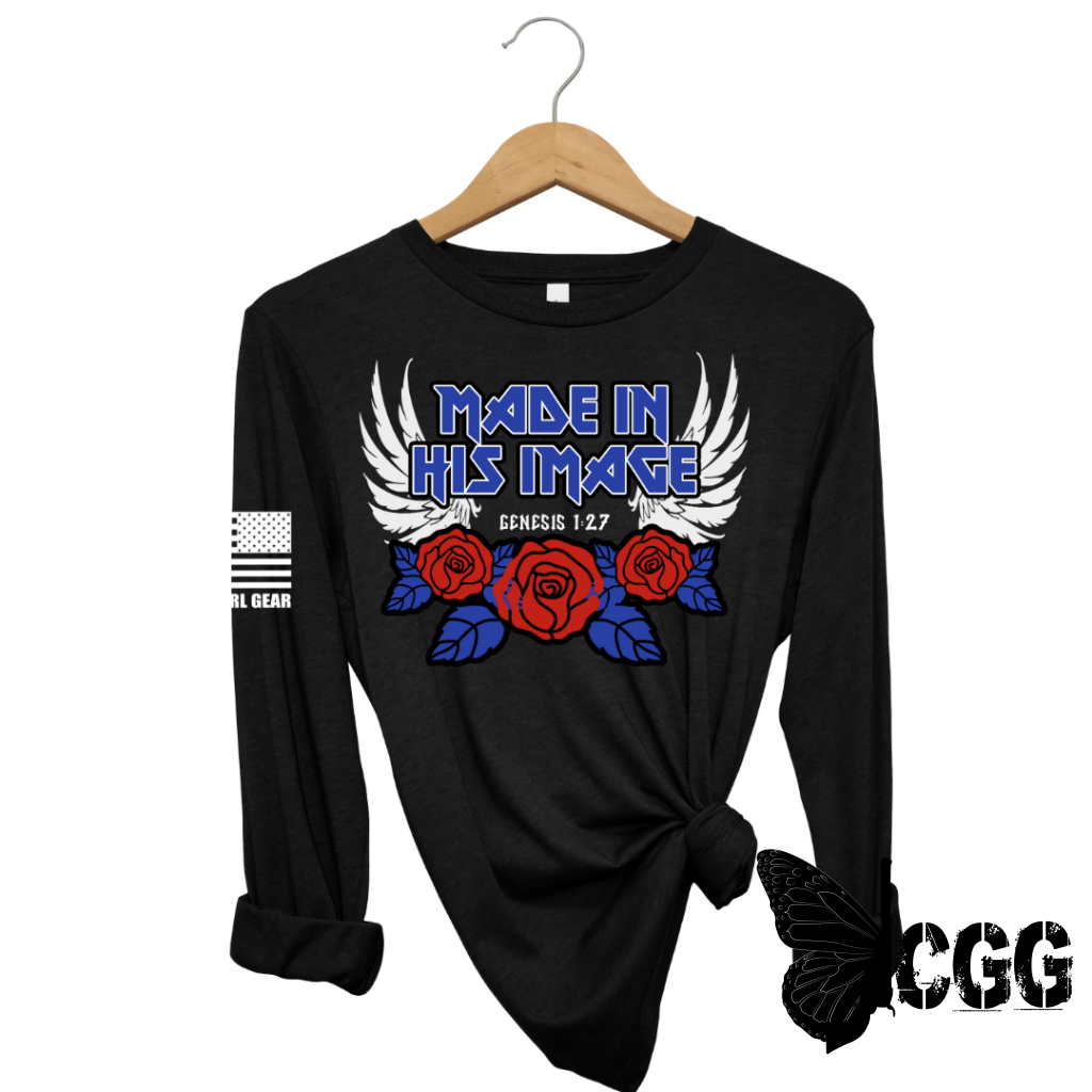 His Image Long Sleeve Black / Xs