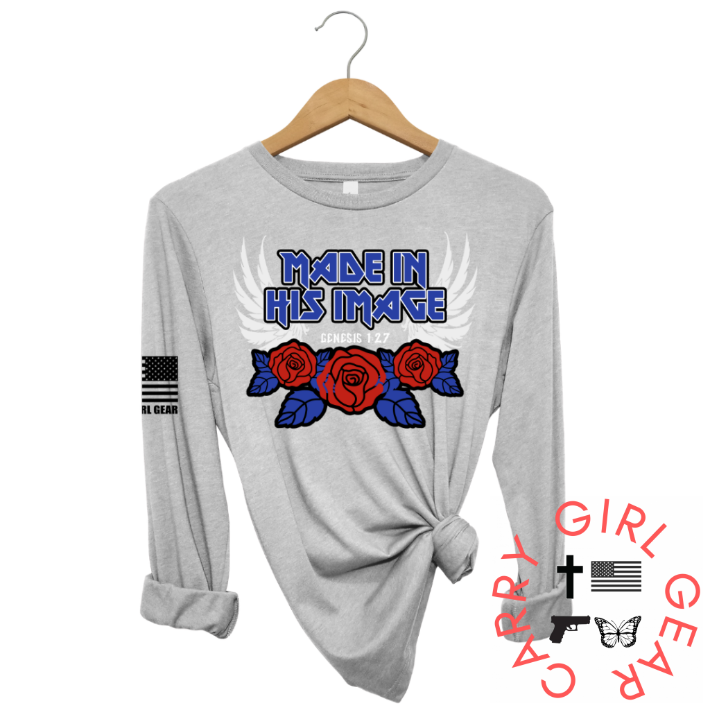 His Image Long Sleeve Steel / Xs