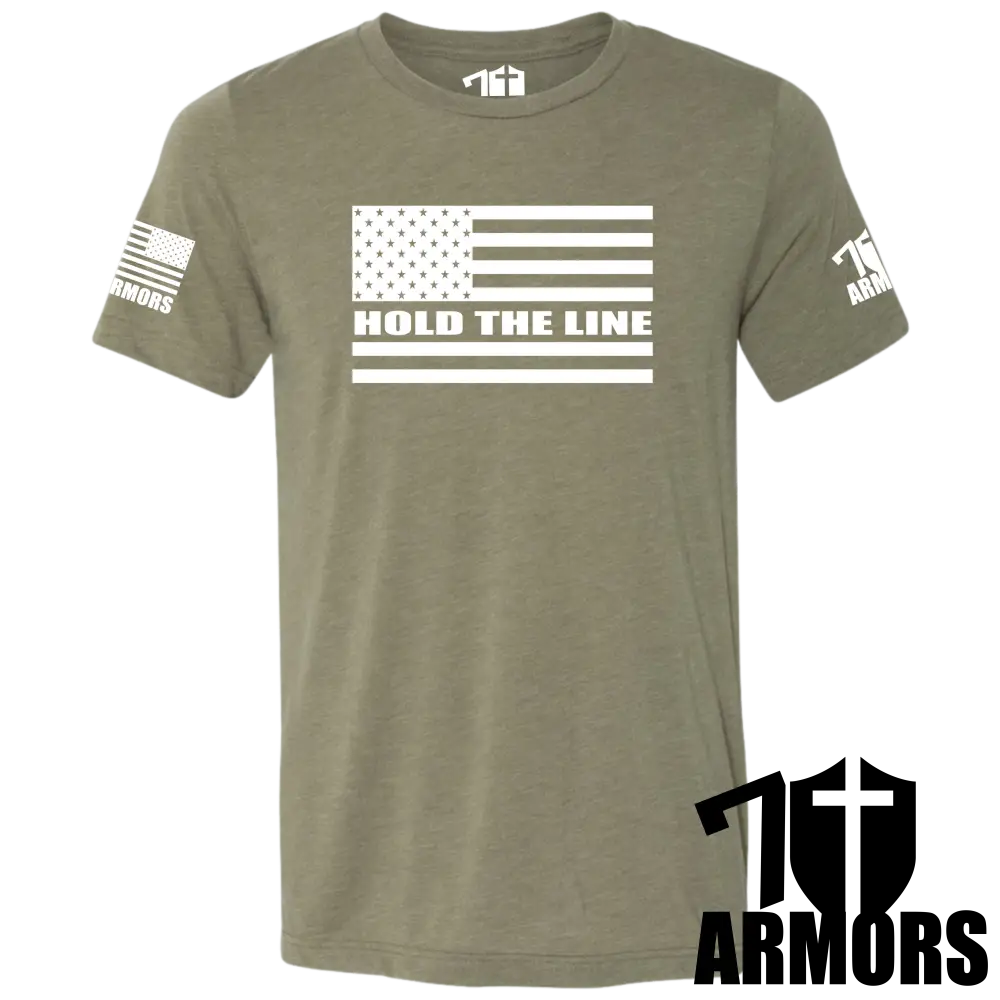 Hold The Line T-Shirt Sm / Od Green T-Shirts