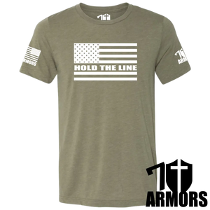 Hold The Line T-Shirt Sm / Od Green T-Shirts