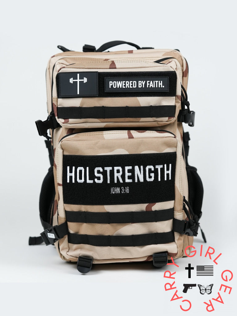 Holstrength Tactical Backpack Desert Camo Accessories