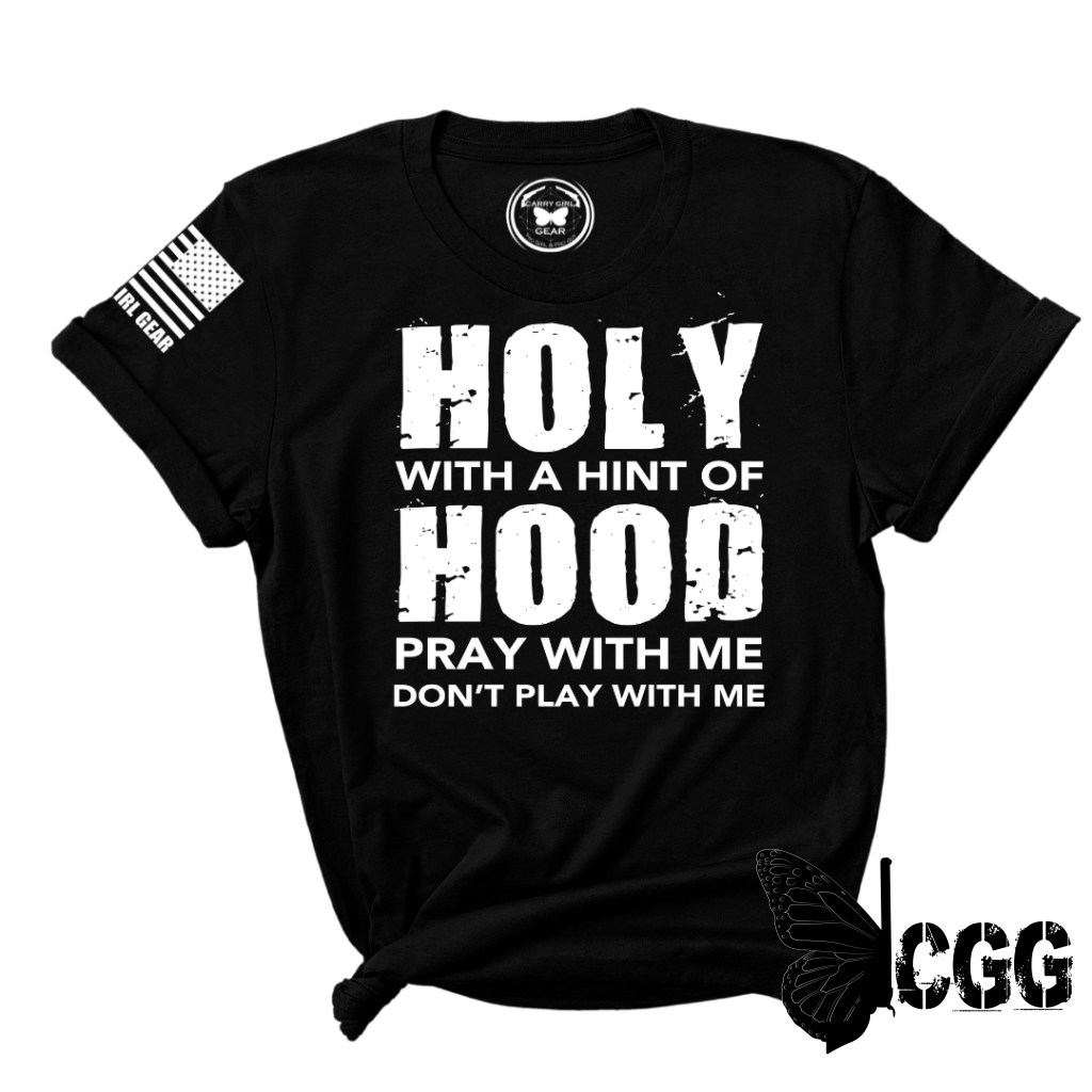 Holy & Hood Tee Xs / Black Unisex Cut Cgg Perfect Tee