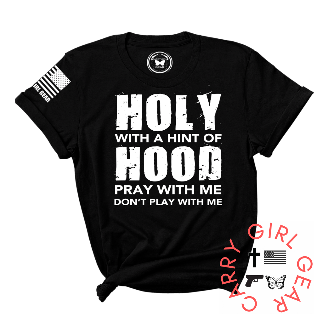 Holy & Hood Tee Xs / Black Unisex Cut Cgg Perfect Tee