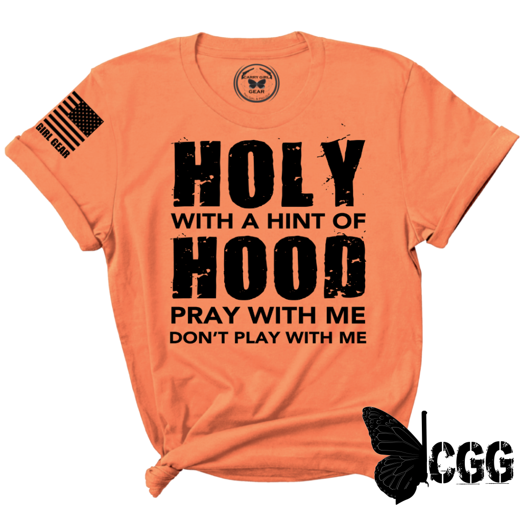 Holy & Hood Tee Xs / Coral Unisex Cut Cgg Perfect Tee