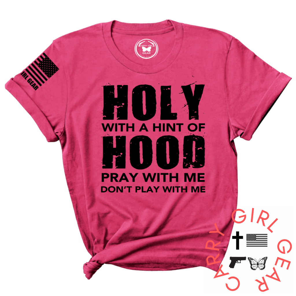 Holy & Hood Tee Xs / Fuchsia Unisex Cut Cgg Perfect Tee