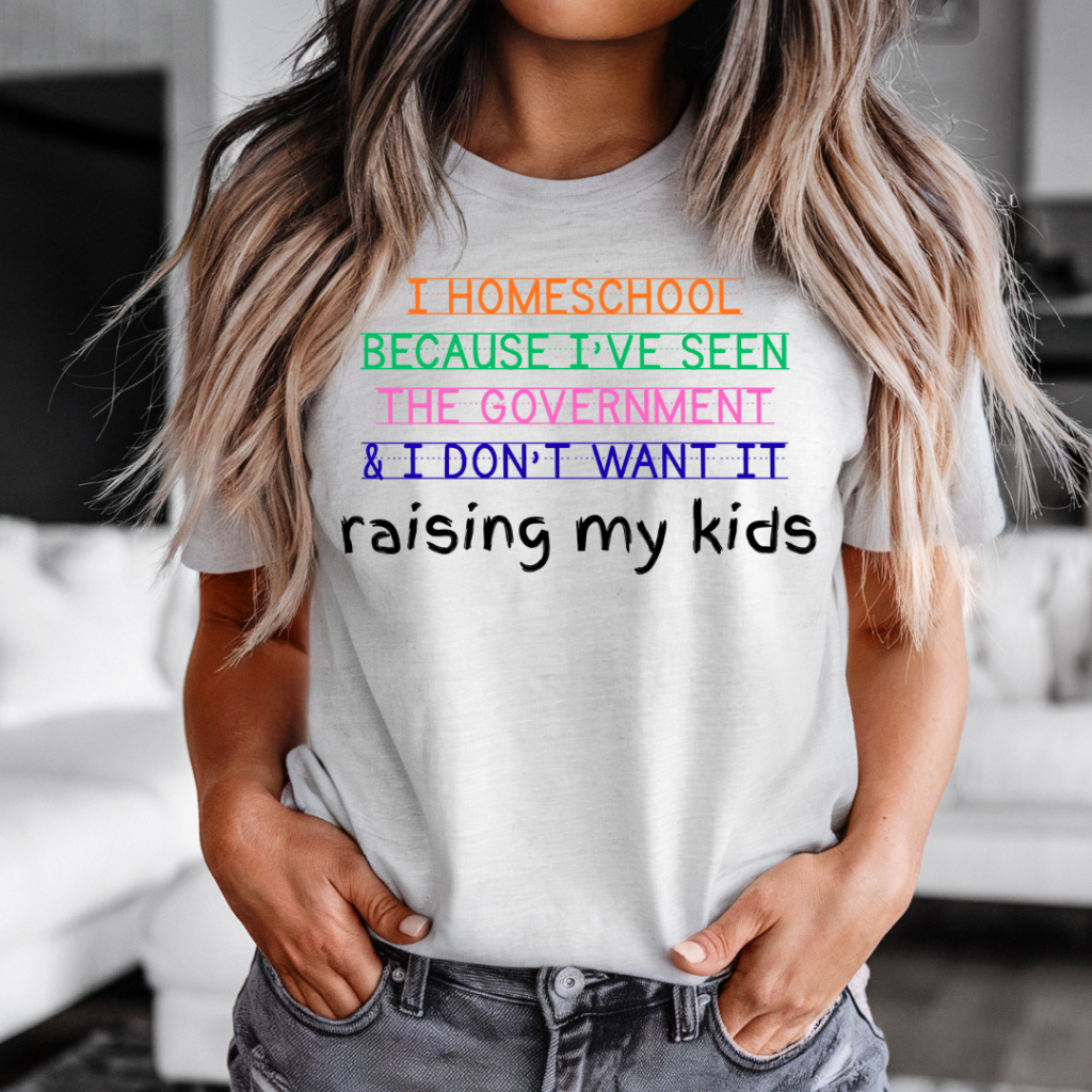 HOMESCHOOL TEE ASH / XS / UNISEX TEE T-Shirts