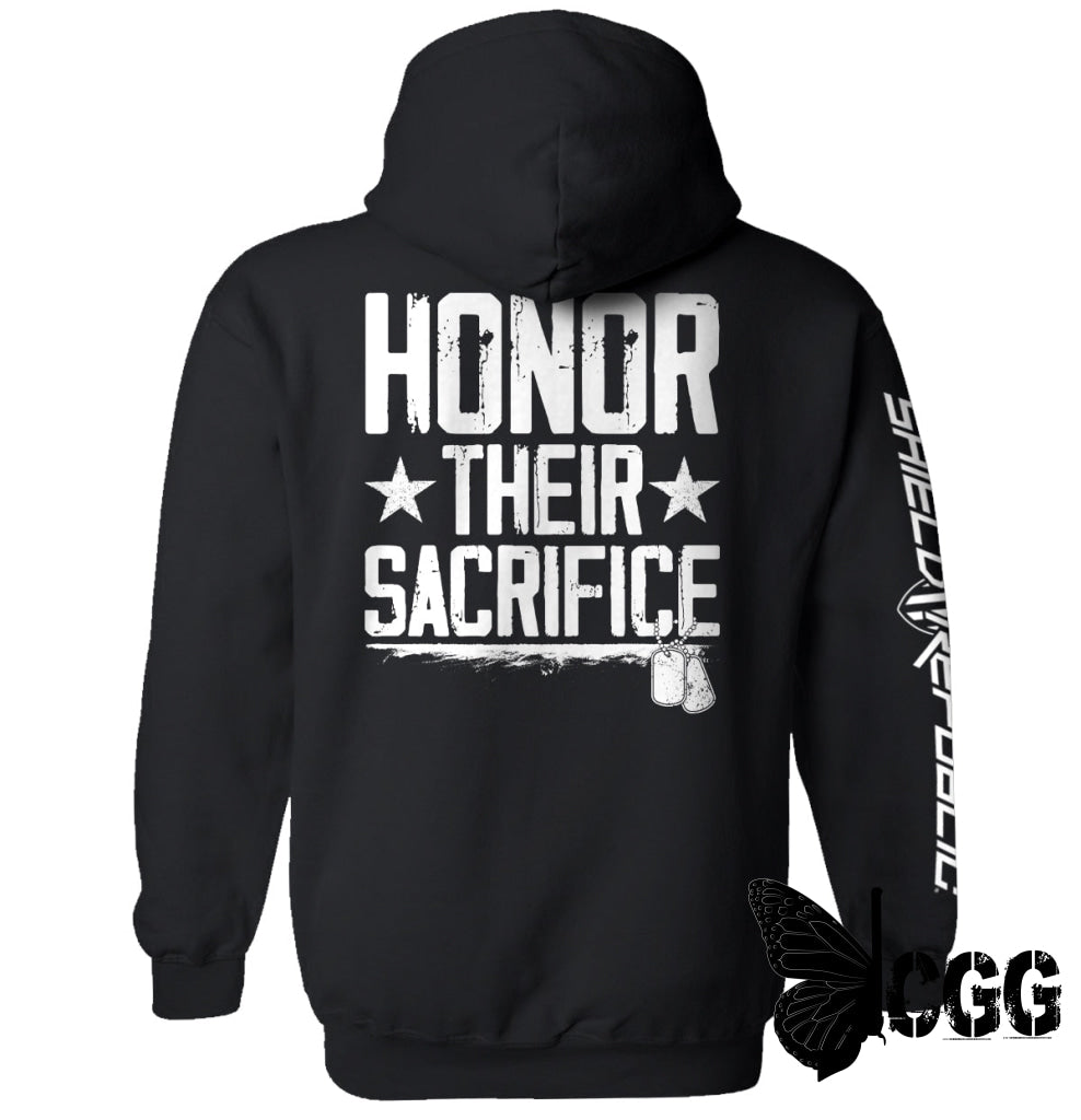 Honor Their Sacrifice Black / S Hoodie Nc - Apparel